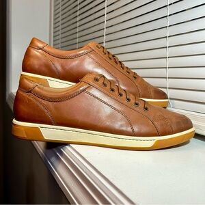 Cole Haan Berkley British Tan Leather Sneaker Gum Sole C30745 Men's Size 10.5 M